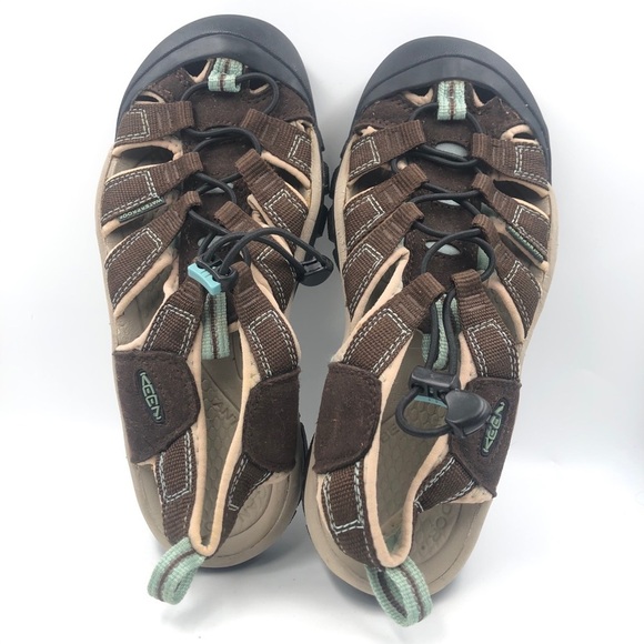 Keen Sandals Brown Waterproof Athletic Suede - Picture 4 of 9